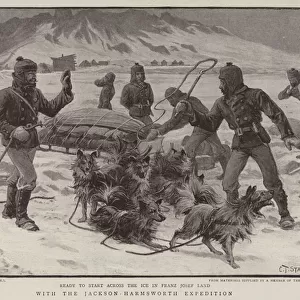 With the Jackson-Harmsworth Expedition (litho)