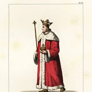 King Pepin the Short, King of the Franks, Carolingian Dynasty, 714-768