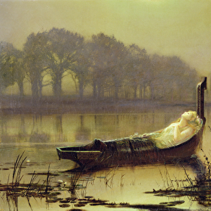 The Lady of Shalott, c. 1875 (oil on canvas)