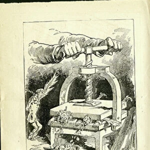 Le Triboulet, Satirique en N & B, 1881_2_6: La voila la liberte de la presse - Censorship, Presse/Medias - Triboulet - Illustration by J. Blas (1847-1892)