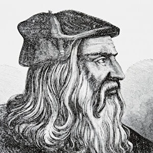 Leonardo Da Vinci (litho)