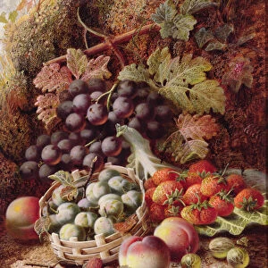 Still Life of Fruit II (oil on canvas)