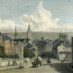 Newcastle from Westgate Hill, engraved by Edward Finden, 1830 (engraving)