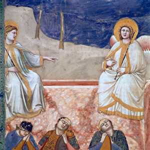 Noli Me Tangere, or the Apparition of Christ to Mary Magdalene, detail of the tomb