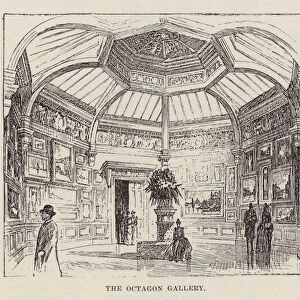 The Octagon Gallery, the Grafton Galleries, London (litho)