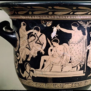 Orestes as a Suppliant at the Shrine of Apollo in Delphi