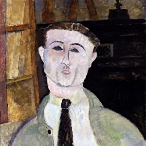 "Portrait du marchand d art Paul Guillaume (1891-1934)"Peinture d Amedeo Modigliani (1884-1920) 1915 Dim 74, 9x52, 1 cm The Toledo Museum of Art, Ohio