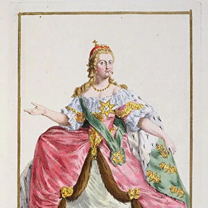 Portrait of Empress Catherine II The Great of Russia (1729-96)