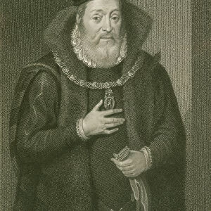 Portrait of James Hamilton (1517-1575) 2nd Earl of Arran, from Lodges British