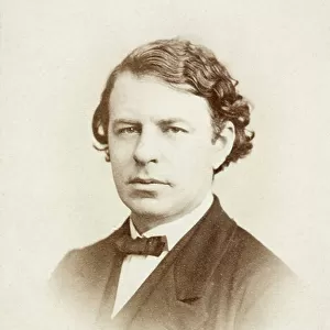 Portrait of Joseph Joachim, 1860s (b/w photo)