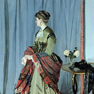 Portrait of Madame Louis Joachim Gaudibert, 1868 (oil on canvas)
