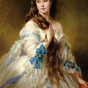 Portrait of Madame Rimsky-Korsakov (1833-78) nee Varvara Dmitrievna Mergassov, 1864
