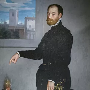 Portrait of Pietro Secco Suardo, 1563 (oil on canvas)