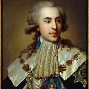 Portrait of the Prince Platon Zubov, 1793 (oil on canvas)