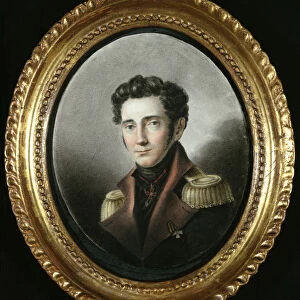 Portrait of a Russian Officer, 1818 (w / c on paper)