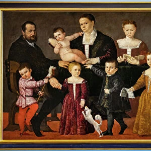 Portrait of the Valmarana Family, 1553-54 (oil on canvas)