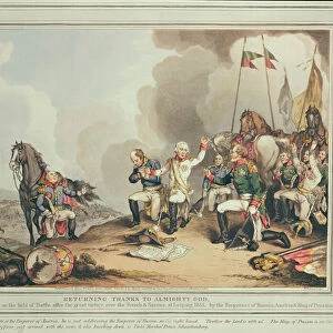 Returning Thanks to Almighty God, 1814 (colour litho)
