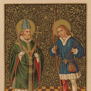 S Fabianus et Sebastianus (chromolitho)