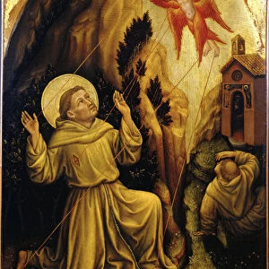 Saint Francois - Saint Francis receiving the Stigmata par Gentile da Fabriano