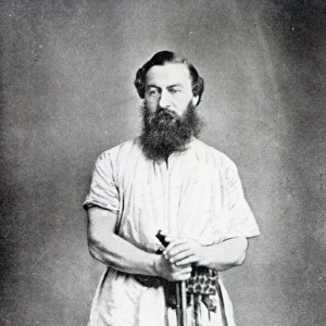 Samuel Baker, 1865 (b / w photo)