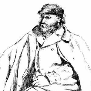 Self-Portrait, 1874 (pen and ink on paper)