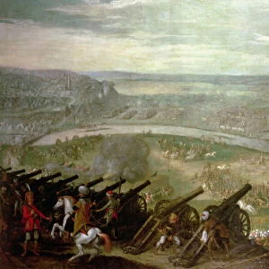 Siege of Esztergom in 1543 (oil on canvas)