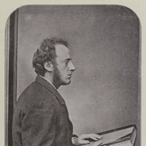 Sir John Millais (b / w photo)