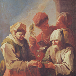Spanish Bohemians (oil on canvas)