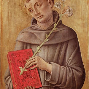 St. Anthony of Padua (tempera on panel)