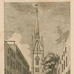 St Dunstans in the East, London (engraving)