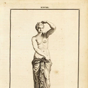 Statue of Venus Celeste, Roman goddess of love, beauty, sex and fertility