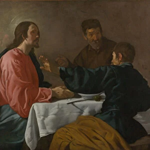 Supper at Emmaus, 1620 (oil on canvas)