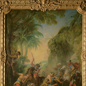 Tiger Hunt, 1736 (oil on canvas)