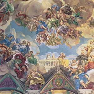 Triumph of the Hapsburgs (lower section of ceiling)