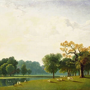 A View of the Serpentine, 1815 (oil on canvas)