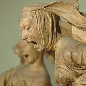 Virgin Mary, from the Lamentation (terracotta)