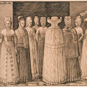 Ten Women of Stralsund, 1571 / 73 (pen and brown ink)