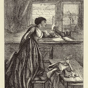 There was a young Lady of Ongar (engraving)