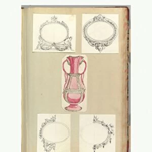 Designs Four Mirrors Two Handled Vase 1845-55