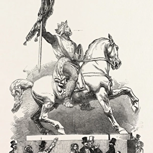 GODFREY DE BOUILLON, 1851 engraving