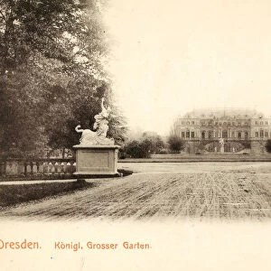 GroBer Garten Dresden Sculptures Palais im GroBen Garten