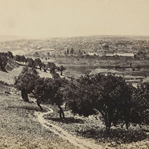 Jerusalem General View Mount Olives Francis Bedford