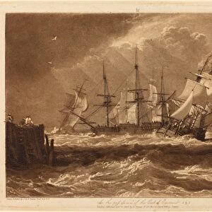 Joseph Mallord William Turner and Charles Turner (British, 1775 - 1851), Ships in