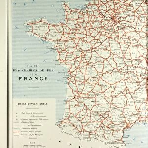 Map of French Railway Lines