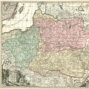 Map Regni PoloniA┼á et ducatus LithuaniA┼á VolhyniA┼á
