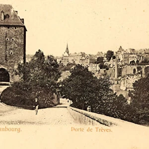 Porte de Treves Luxembourg City 1904 Luxembourg District