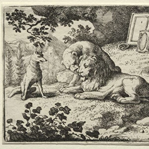 Reynard Fox Reynard Promises Gifts Lion Allart van Everdingen