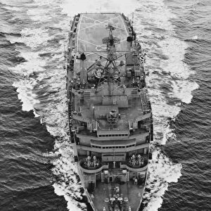 Overhead view of USS Nashville (LPD-13), 1969