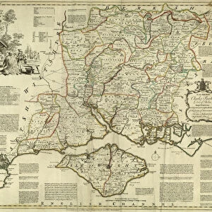 County Map of Hampshire, c. 1777