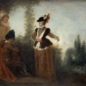 The Adventuress, c1717. Artist: Jean-Antoine Watteau